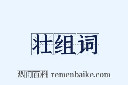 壮组词是什么意思的图片